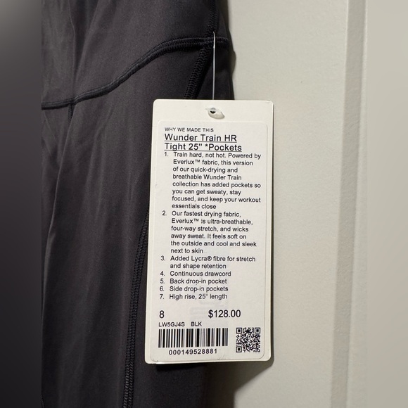 Lululemon Wunder Train HR Tight 25” with Pockets - Picture 4 of 8